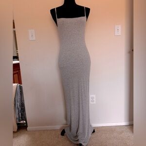 H&M Light Gray Maxi Dress